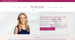 Desktop Screenshot of drjustyna.com
